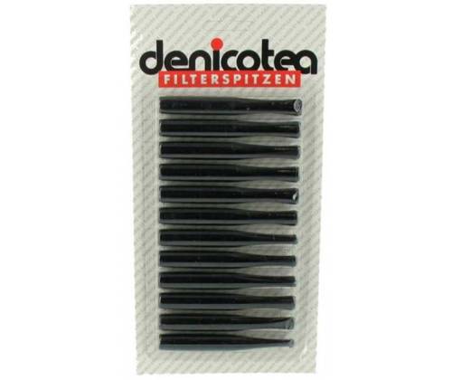Denicotea Πιπάκι Τσιγάρου Regular 8mm All Black- Μήκος 9cm (20240) - Τιμή: 3,90€
