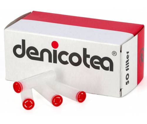 Denicotea Πιπάκι Τσιγάρου Regular 8mm Black-Silver Μήκος 10cm (20250) - Τιμή: 6,90€