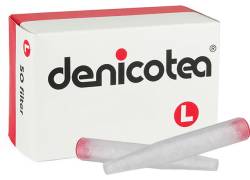 Denicotea Ανταλλακτικά Φίλτρα Πίπας 8mm - Long  (Μήκος 55mm) - 50τεμ.