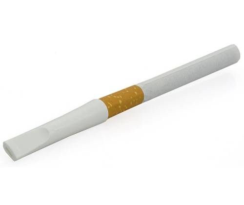 Denicotea Denitip Disposable Cigarette Pipe Regular 8mm White - Length 6cm - Price: 2,95€