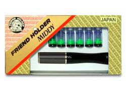 Friend Holder Πιπάκι Regular Middy 8mm - Μαύρο (Japan)
