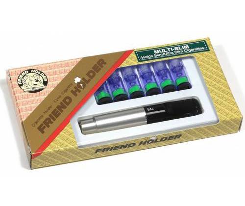 Friend Holder Πιπάκι Ultra Slim & Slim - Ασημί (Japan) - Τιμή: 7,90€