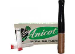 Πίπα Τσιγάρου Luxor Anicot Καφέ-Μαύρο (429) Για Regular 8mm Τσιγάρα