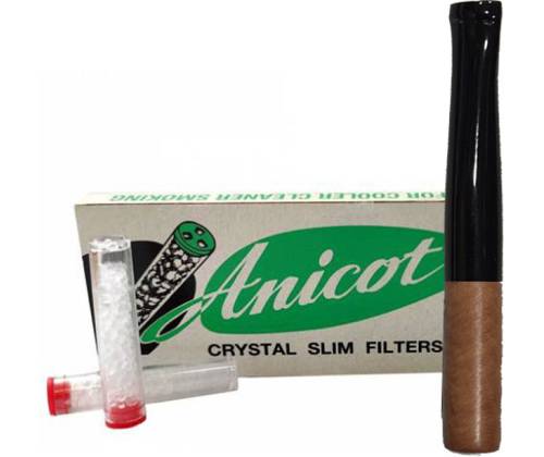 Πίπα Τσιγάρου Luxor Anicot Καφέ-Μαύρο (429) Για Regular 8mm Τσιγάρα - Τιμή: 14,90€