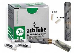 Πίπα Τσιγάρου GG Ακρυλική για Φίλτρο ActiTube 7mm - Extra Slim 5.7mm - Slim 6mm - Λευκό Μαύρο