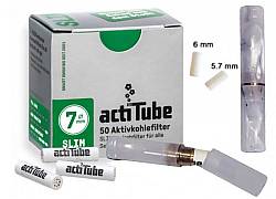 Πίπα Τσιγάρου GG Ακρυλική για Φίλτρο ActiTube 7mm - Extra Slim 5.7mm - Slim 6mm - Λευκό Γκρι με Νερά