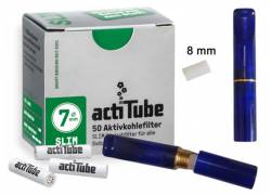 Πίπα Τσιγάρου GG Ακρυλική για Φίλτρο ActiTube 7mm - Regular 8mm - Μπλε