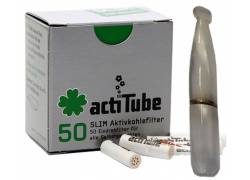 Πίπα Τσιγάρου Pipex Ακρυλική για Ανταλλακτικό Φίλτρο ActiTube 7mm - Extra Slim 5.7mm - Ασπρο