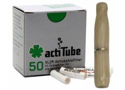 Πίπα Τσιγάρου Pipex Ακρυλική για Ανταλλακτικό Φίλτρο ActiTube 7mm - Extra Slim 5.7mm - Εκρού