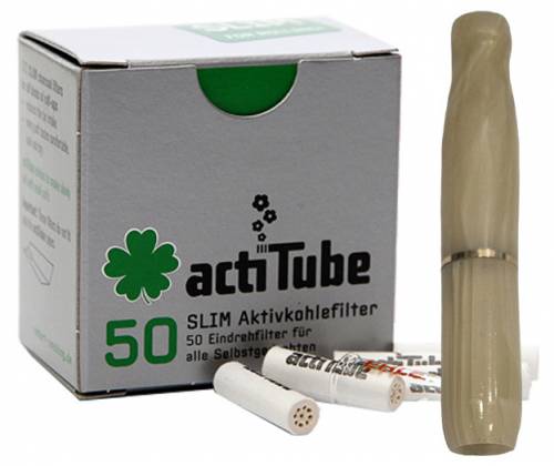 Pipex Acrylic Cigarette Pipe for Replacement Filter ActiTube 7mm - Extra Slim 5.7mm - Ecru -  Price: 17,30€