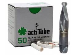 Πίπα Τσιγάρου Pipex Ακρυλική για Ανταλλακτικό Φίλτρο ActiTube 7mm - Extra Slim 5.7mm - Γκρι