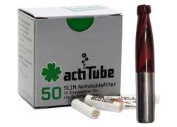 Πίπα Τσιγάρου Pipex Ακρυλική για Ανταλλακτικό Φίλτρο ActiTube 7mm - Regular 8mm - Καφέ