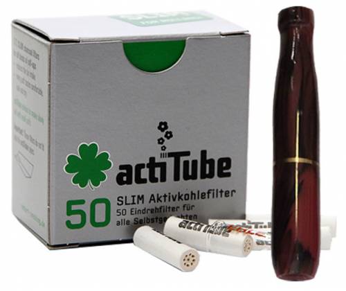 Πίπα Τσιγάρου Pipex Ακρυλική για Ανταλλακτικό Φίλτρο ActiTube 7mm - Ultra Slim 5.7mm - Καφέ Σκούρο - Τιμή: 17,30€