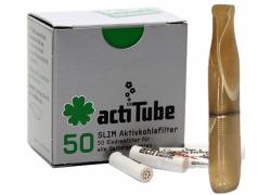 Πίπα Τσιγάρου Pipex Ακρυλική για Ανταλλακτικό Φίλτρο ActiTube 7mm - Extra Slim 5.7mm - Κίτρινο Εντονο