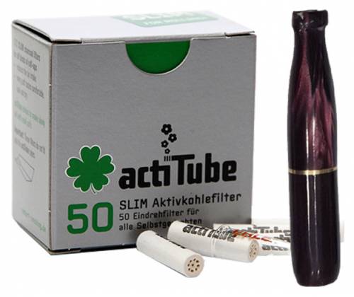 Πίπα Τσιγάρου Pipex Ακρυλική για Ανταλλακτικό Φίλτρο ActiTube 7mm - Slim 6mm - Μωβ - Τιμή: 17,30€