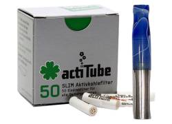 Πίπα Τσιγάρου Pipex Ακρυλική για Ανταλλακτικό Φίλτρο ActiTube 7mm - Regular 8mm - Μπλε Ανοικτό