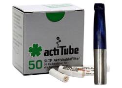 Πίπα Τσιγάρου Pipex Ακρυλική για Ανταλλακτικό Φίλτρο ActiTube 7mm - Regular 8mm - Μπλε Σκούρο