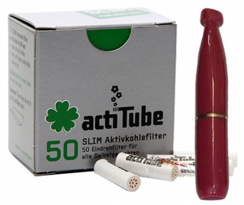 Πίπα Τσιγάρου Pipex Ακρυλική για Ανταλλακτικό Φίλτρο ActiTube 7mm - Slim 6mm - Μπορντό Ματ - Τιμή: 17,30€