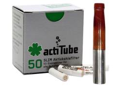 Πίπα Τσιγάρου Pipex Ακρυλική για Ανταλλακτικό Φίλτρο ActiTube 7mm - Regular 8mm - Πορτοκαλί