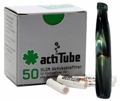 Πίπα Τσιγάρου Pipex Ακρυλική για Ανταλλακτικό Φίλτρο ActiTube 7mm - Slim 6mm - Πράσινο - Τιμή: 17,30€