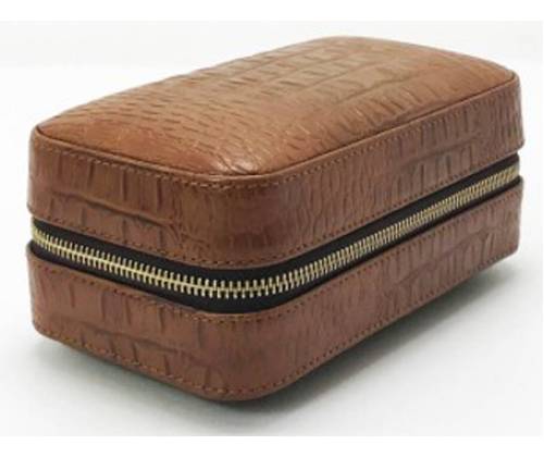 Δερμάτινη Πουροθήκη για 5 Πούρα Μαύρη - 12.5x7x20.5cm - Τιμή: 49,50€