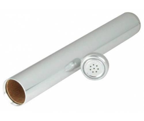 Πουροθήκη Αλουμινίου Ασημί με Υγρασιόμετρο - 21,5cm - Τιμή: 9,90€