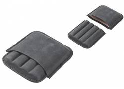 Πουροθήκη Angelo Δερμάτινη  για 4 Πουράκια (Cigarillo) Γκρι