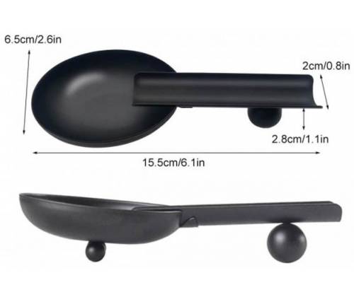 Metal ashtray 1 place for Cigar 15,5cm Black - 0577BL -  Price: 7,40€