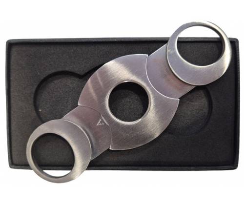 Angelo Κόφτης Πούρων Μεταλλικός Cigar Cutter 2-Blade - Τιμή: 11,90€