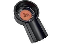 Σταχτοδοχείο Μεταλλικό Lubinski Αλουμινίου 1 θέσης για Πούρα - Black (LB-026)