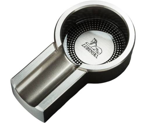 Σταχτοδοχείο Μεταλλικό Lubinski Αλουμινίου 1 θέσης για Πούρα - Grey (LB-026) - Τιμή: 22,50€