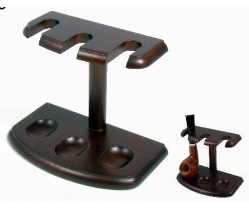 Βάση για Πίπα Καπνού Τριών (3) Θέσεων Ξύλινη - Τιμή: 18,90€