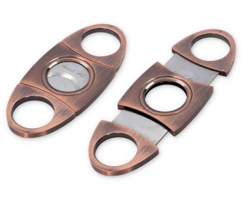 Κόφτης Πούρων Gentelo Cigar Cutter Metal Copper 2-Blade - 9cm (8016) - Τιμή: 10,50€