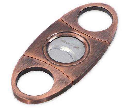 Κόφτης Πούρων Gentelo Cigar Cutter Metal Copper 2-Blade - 9cm (8016) - Τιμή: 10,50€