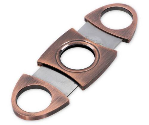 Κόφτης Πούρων Gentelo Cigar Cutter Metal Copper 2-Blade - 9cm (8016) - Τιμή: 10,50€