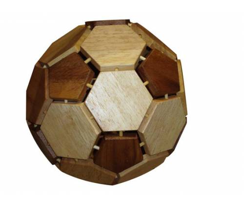 Ξύλινος Κατασκευαστικός Γρίφος Μπάλα Ποδοσφαίρου (Football) - Τιμή: 40,00€