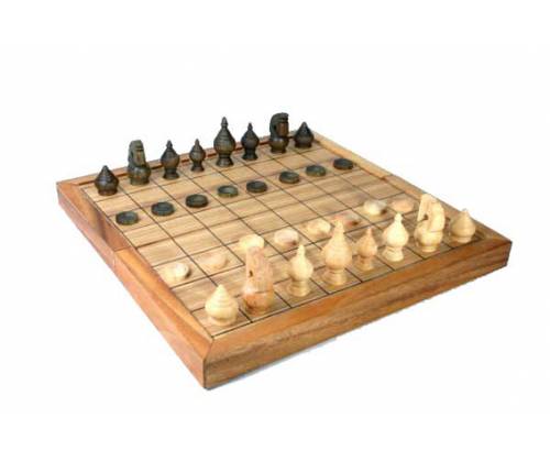 Ξύλινο Επιτραπέζιο ΤαΪλανδέζικο Σκάκι (Thai Chess) - Τιμή: 35,00€