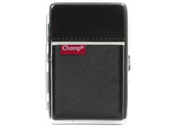 Champ Cigarette Case Black - Small