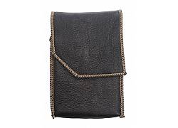 Χειροποίητη Δερμάτινη Θήκη για Πακέτο Τσιγάρων Μαύρη - 