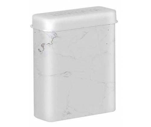 Μεταλλική Θήκη Τσιγάρων Food - Marble Silver -  Price: 3,20€