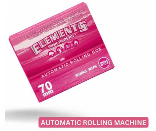 Element Automatic Roll Box Ταμπακιέρα Pink - 70mm - Τιμή: 4,30€