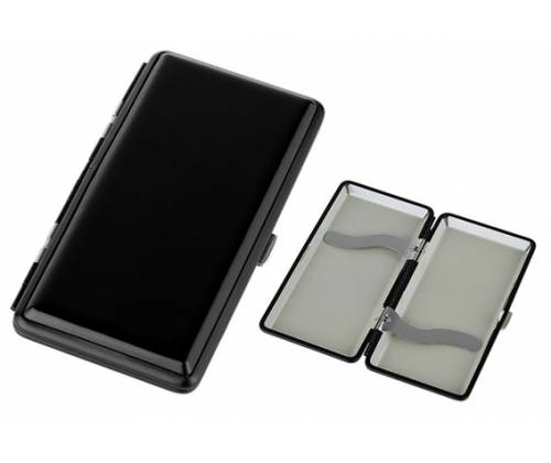 Ταμπακιέρα μεταλλική Black για τσιγάρα 100mm - Τιμή: 4,90€