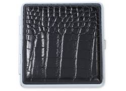 Gentelo Cigarette Case Black Snake Skin
