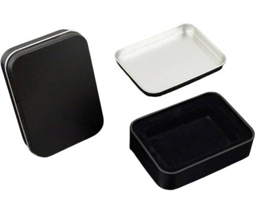 Metal Cigarette case Black - 8x6cm - Price: 3,20€