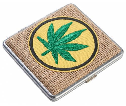 Belbox Cigarette case - Hanf Embroidery -  Price: 4,80€