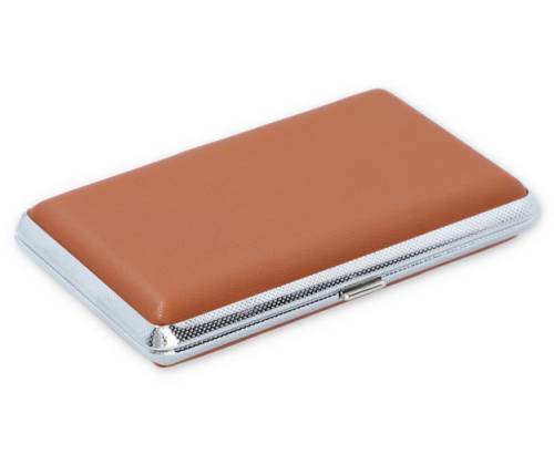 Cigarette case Gentelo Brown Soft - Slim - Price: 3,80€