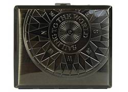 Ταμπακιέρα Μεταλλική Πυξίδα - Compass Antique