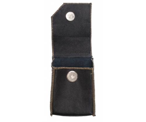 Χειροποίητη Δερμάτινη Θήκη για Πακέτο Τσιγάρων Μαύρη - - Τιμή: 9,90€