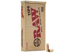 RAW Pre-Rolled Tips Τζιβάνα Σε Μεταλλικό Κουτί - Προτυλιγμένη 100τεμ.