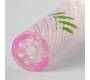 Γυάλινη Τζιβάνα 8mm με Στρογγυλό Επιστόμιο - 9 Holes Pink - Τιμή: 6,50€